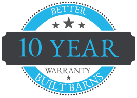 Better Built Barns - We offer flexible terms, fast approval, and low fixed rates. Plus, we offer 100% financing so you can get the building of your dreams without breaking the bank. And, for added peace of mind, our barns come with a 10-year warranty.